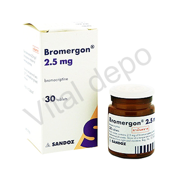 ブロマーゴン(Bromergon)ブロモクリプチン2.5mg30錠 1本