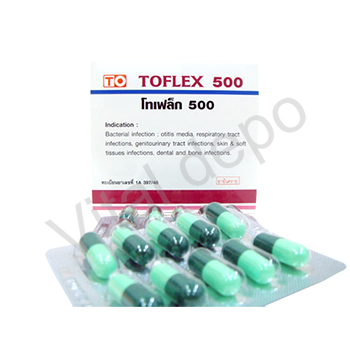 TOフレックス(ケフレックス) Cephalexin500mg100錠 1箱