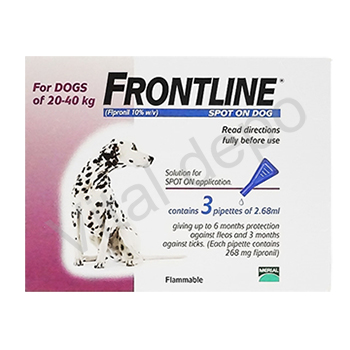 FrontlineSpotOnDog(20kg〜40kg用)3本 1箱