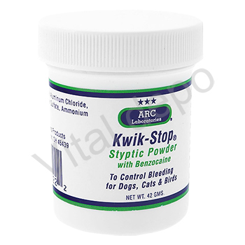 クイックストップ/Kwik-Stop Styptic Powder with Benzocaine 42g 1本