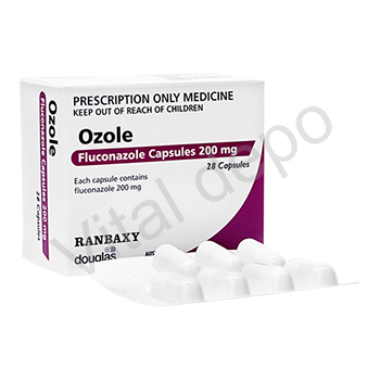 ジフルカンジェネリック(製品名Ozole)フルコナゾール200mg28錠 1箱